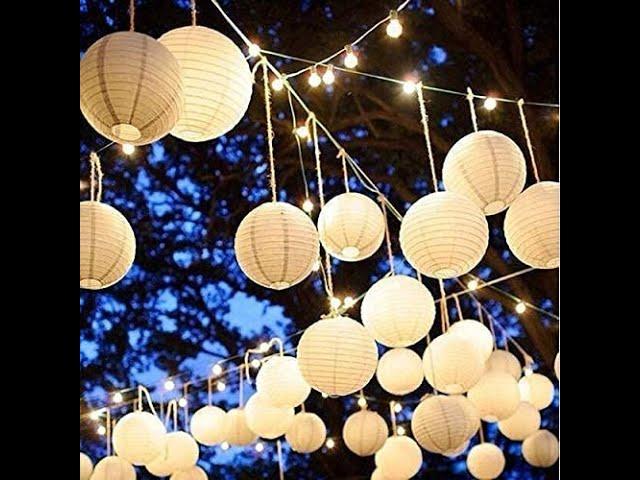 Round Hanging Paper Lantern Ball for All Festival Decoration