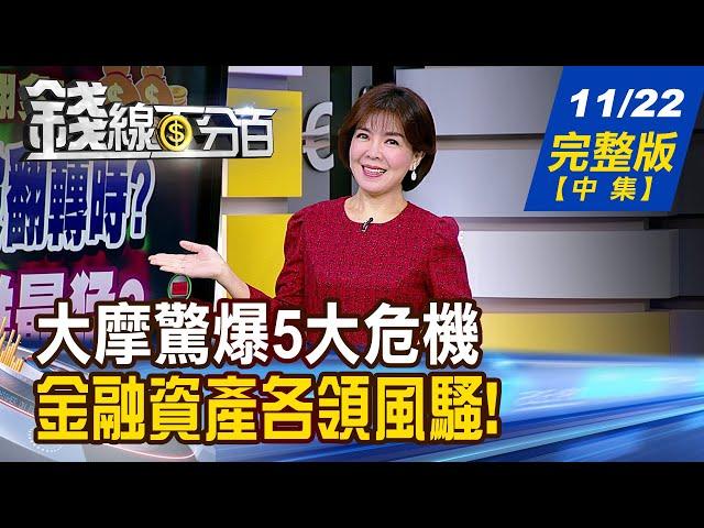 【錢線百分百】20241122完整版(中集)《大摩驚爆5市場危機 南韓.台灣.中國最悲觀! 世界越亂.商機越大? 金融資產各領風騷!》│非凡財經新聞│