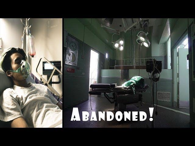 Exploring an ABANDONED HOSPITAL WITH POWER STILL ON ! - RAN INTO ILLNESS INCIDENT?!