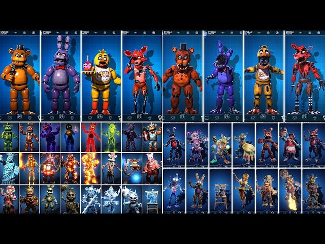 FNAF 1 2 3 4 5 6, UCN & AR DLC Skins Workshop Animations