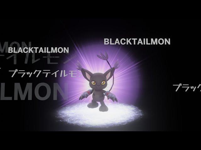 BlackTailmon (BlackGatomon) Evolution line