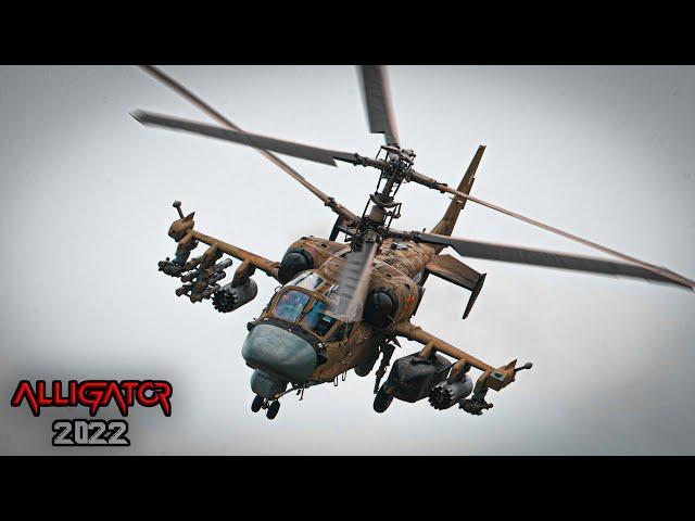 Kamov Ka-52 Alligator In Action