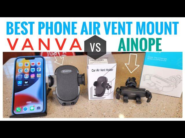 Best Car Phone Vent Mount For iPhone AINOPE vs Vanva