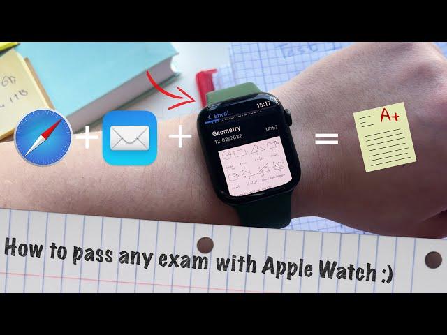 How to Cheat on Tests With Apple Watch. Pass Easily Any Exam at School or University!