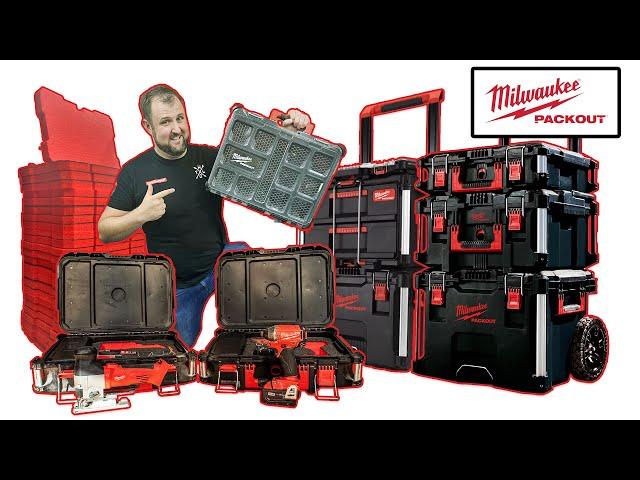 The Entire Milwaukee Packout System Organised THE BEST WAY!