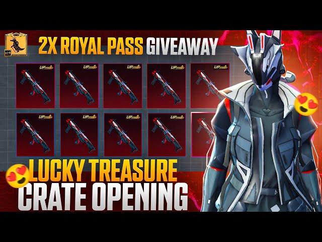 New Lucky Treasure Crate Opening - Double Lucky Treasure Opening - Royal Pass Giveaway - Pubg Mobile