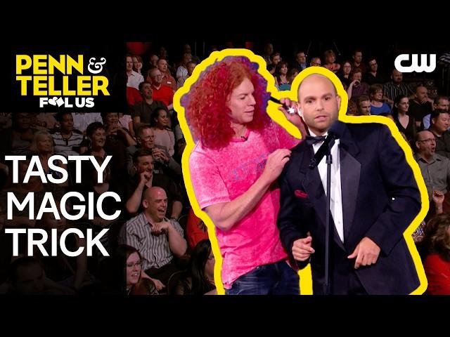 Carrot Top Assists Magician with Taste Test Magic Trick | Penn & Teller: Fool Us | The CW
