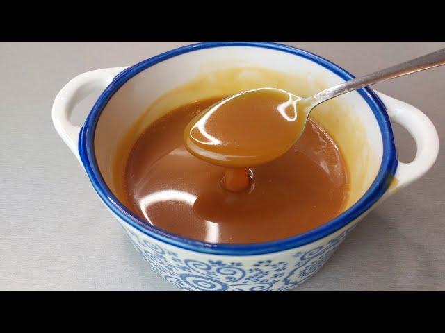 Sos de caramel / Reteta usoara cu 3 ingrediente / Crema de caramel