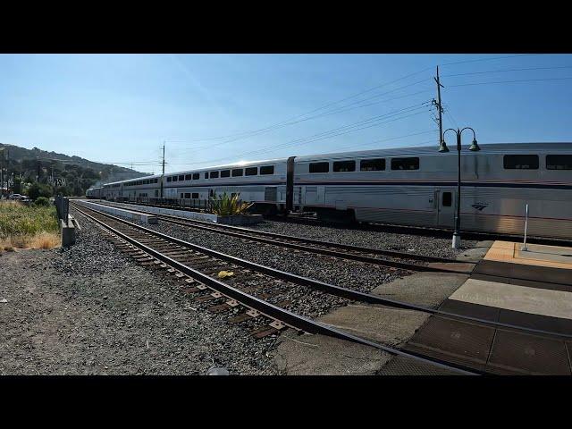 Amtrak train #736 & #5 California Zephyr in Martinez Ca 7/20/24