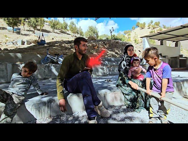 Evicting Babak's family from the village house and Babak's efforts to keep his house