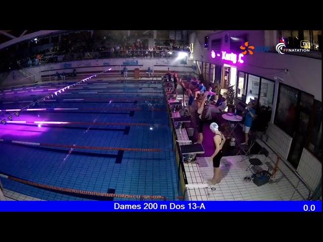 Épinal 200m backstroke A final women