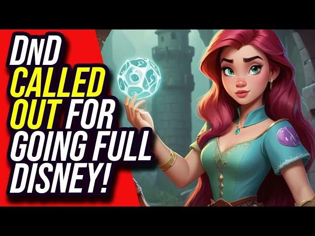 D&D Went Full Disney! Media CALLS OUT Wizards of the Coast?!