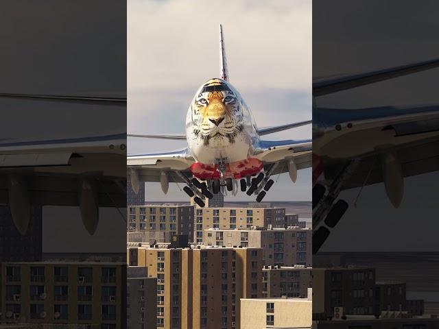 Amazing Plane fly  Boeing 747 #shorts
