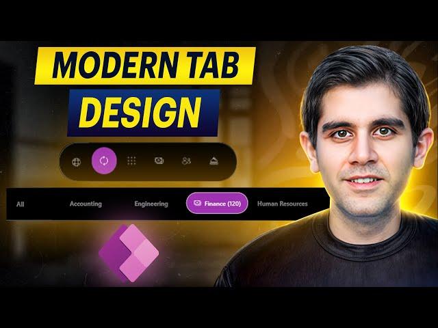 Power Apps Modern Tab Design Tutorial | Responsive