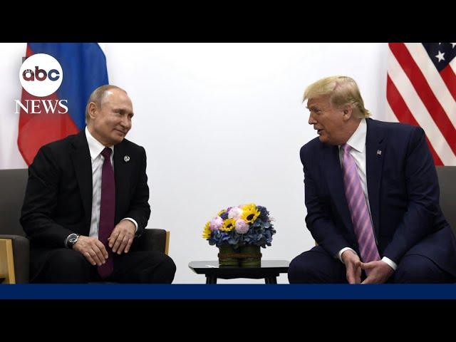 Trump claims he'll know in '2 weeks' if Putin is 'tapping' US along