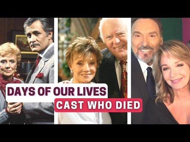 Days of Our Lives Star Who Sadly Died! (1965 - 2023)