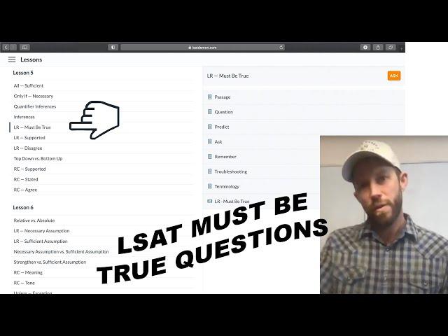 LSAT Logical Reasoning | Must Be True Questions