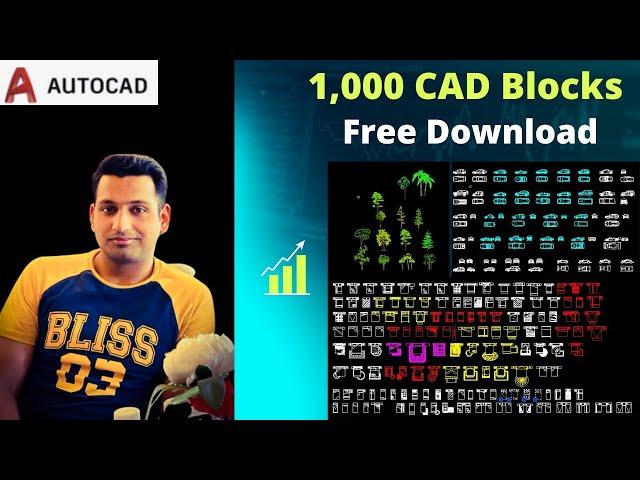 Auto Cad blocks free download and how to use it | Insert cad blocks 2021 | Learn AutoCAD
