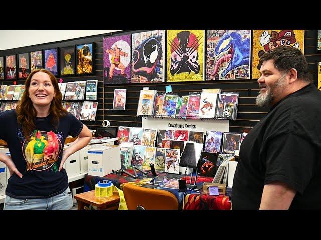 Buying Bronze Age at Cowabunga Comics & Art Gallery with Kyle Willis!