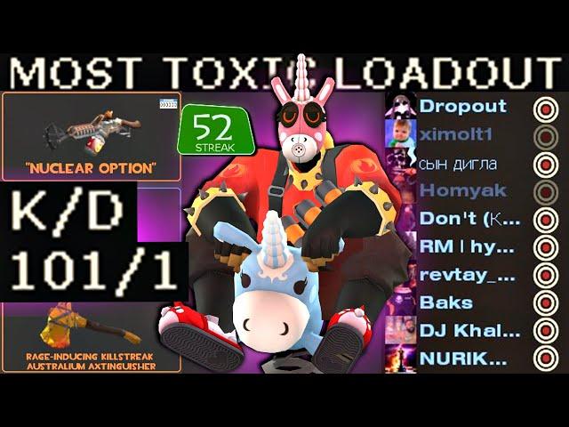 The MOST TOXIC Pyro BuildTF2 Gameplay