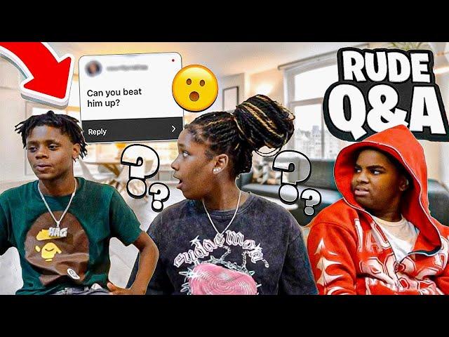 Making up DISRESPECTFUL/RUDE  Questions PT. 2  to get Kam, Tyson & Demond's REACTION