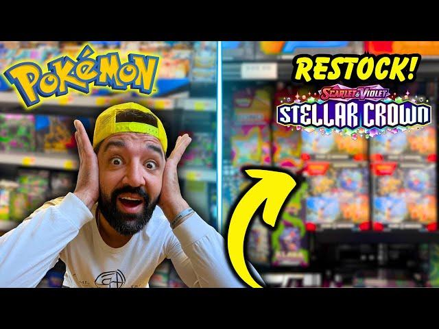 I HIT a STELLAR CROWN Restock EARLY!? | Pokemon Hunt & Opening 