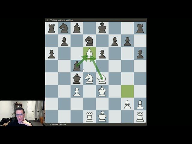 Candidates R8 - Caruana Uncorks a Beauty vs MVL (Poisoned Pawn Najdorf)