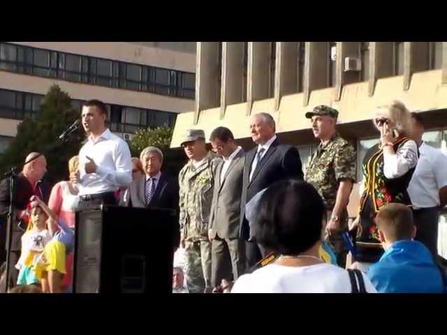 Марш мира г Запорожье 12 09 14
