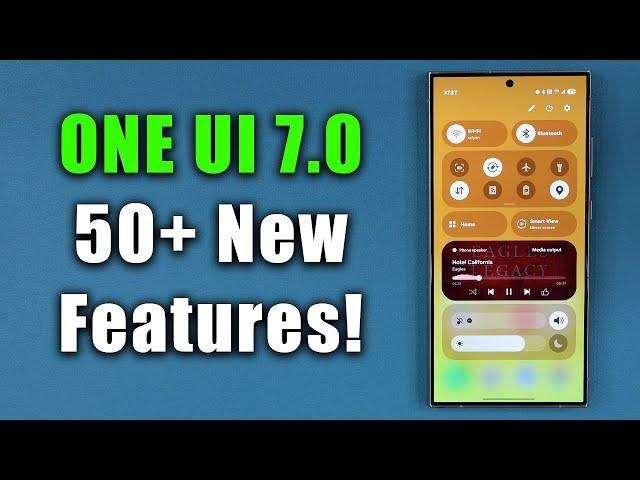 Samsung ONE UI 7 is HERE - 50+ New Features and Changes! (Android 15)