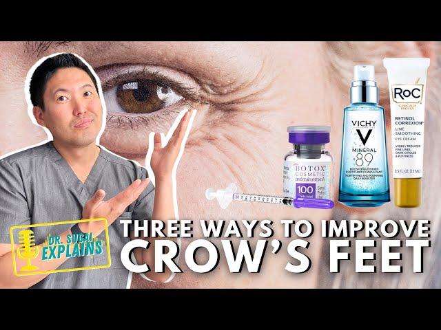 Dermatologist Explains: Three Ways to Improve Crow’s Feet!