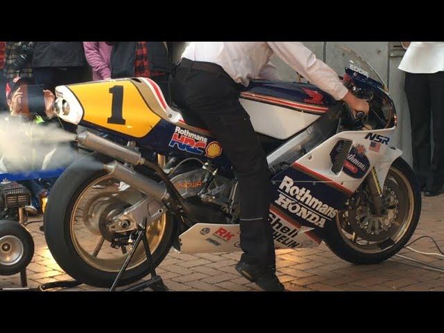 HONDA 2stroke NSR500 1989 WGP500 Exhaust Sound!!!!