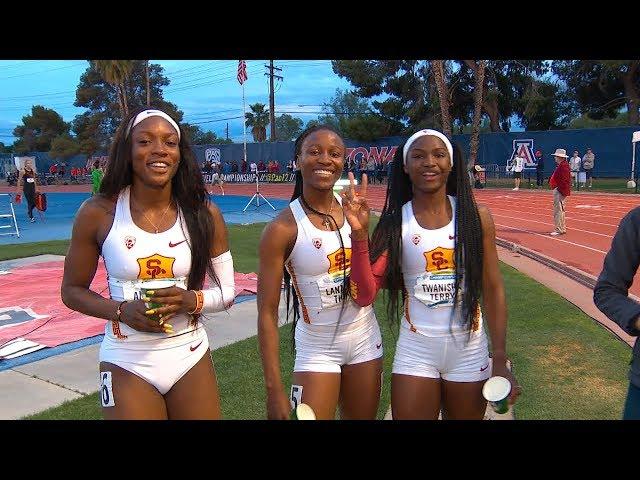 2019 Pac-12 Track & Field Championships: Twanisha Terry leads trio of USC sprinters in 100-meters...