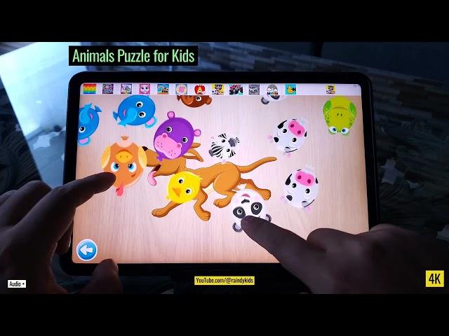 Animals Puzzle for Kids | Android Game for Kids | Gameplay