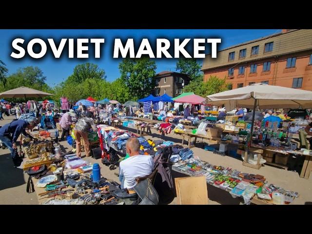 Russian TYPICAL Street Market:  Saltykovskaya Flea Market