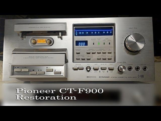 Restoring a vintage Pioneer CT-F900 Cassette Player