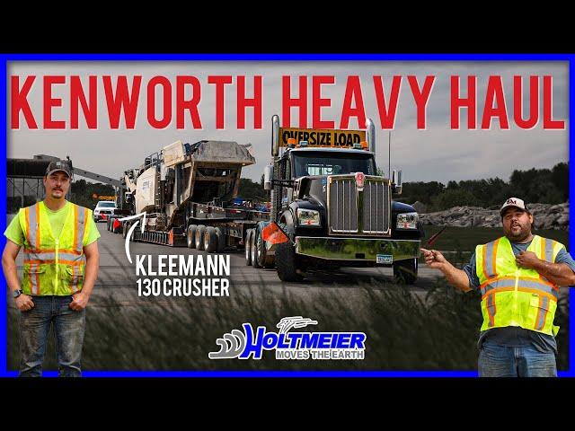 Kenworth W900 and W990 Heavy Haul | Kleemann 130 Crushing Spread