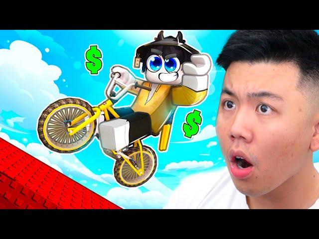 Going 4,206,969 MPH in ROBLOX Bike Obby!