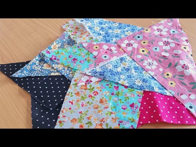 hereafter, you won't throw away scrap fabric after watching this sewing project