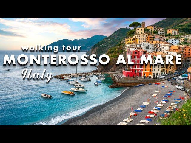 MONTEROSSO al MARE 2024 [4K]  CINQUE TERRE 2024  italy travel guide WALKING TOUR 4K