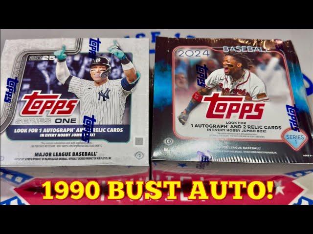 LEGENDARY BUST PROSPECT AUTO!  2025 vs 2024 SERIES 1 JUMBO BOXES!  (Face Off Friday!)