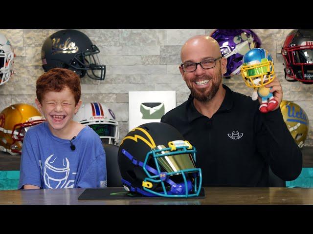 This 6 Year Old Builds A Football Helmet! Dylan's YouTube Experience