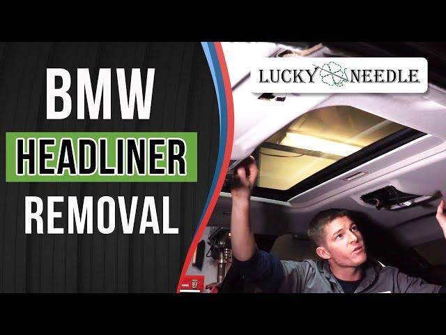 E90 BMW 325i - Headliner Removal