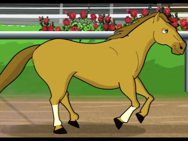 Horse song for kids, Little Red, Kentucky Derby song, children song