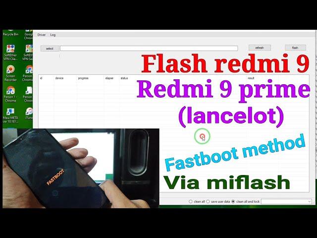 Flash Redmi 9/Redmi 9 Prime (lancelot) Via Miflash