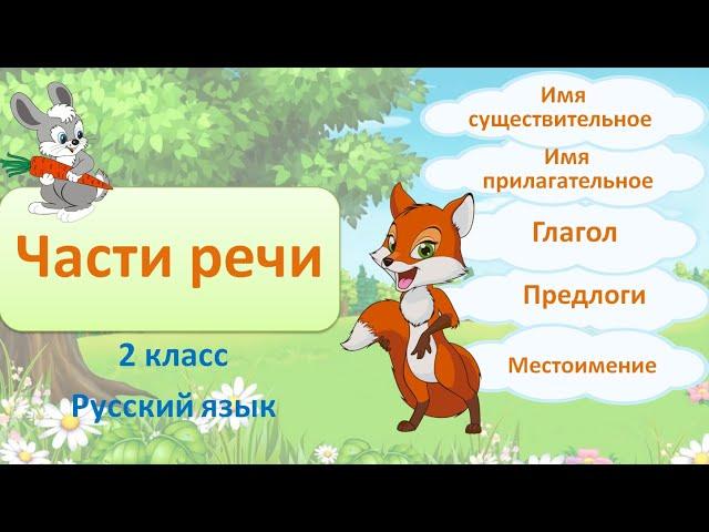 Части речи. Русский язык 2 класс.