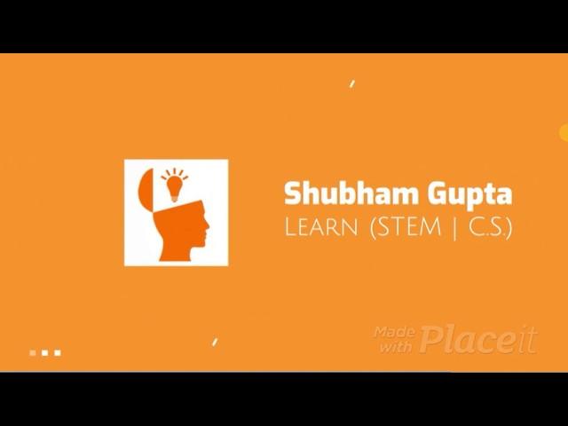 Channel Intro 2020 | Shubham Gupta