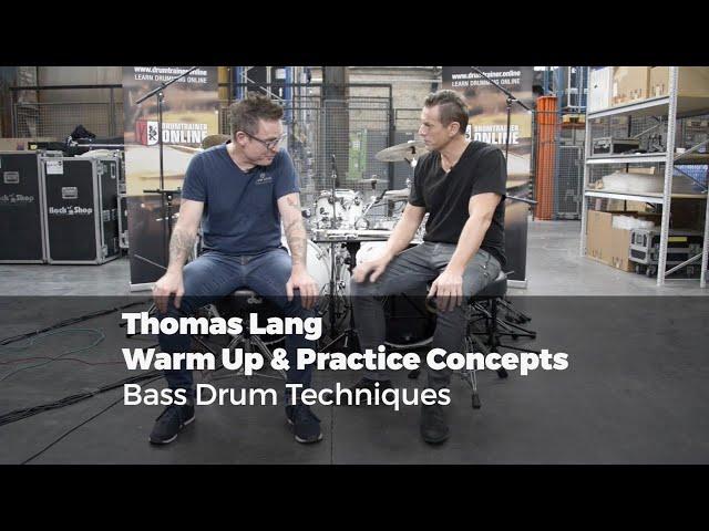 Thomas Lang - Bass Drum Techniques - Drumtrainer Online