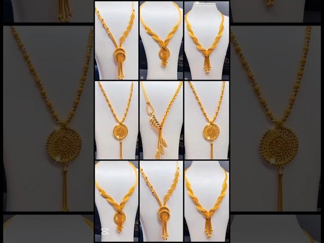 lightweight gold necklace set design #necklace #goldjewellery #goldnecklace #22kgoldjewelry #shorts