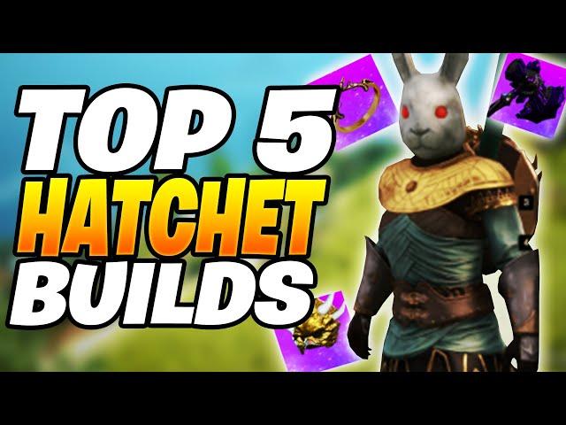 TOP 5 BEST HATCHET BUILDS! New World Aeternum Hatchet Build Guide