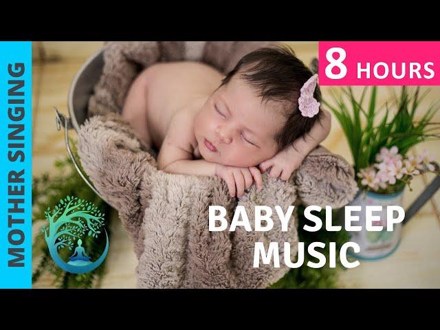 [8 Hours] Baby Sleep Music  Mother Singing & Humming Super Relaxing Baby Music  Bedtime Lullaby ️